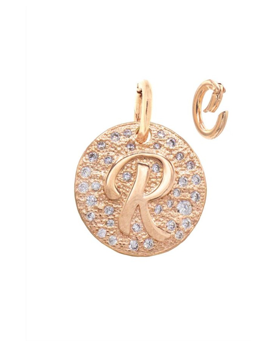 Clearance Alisei Gioielli Pendente Lettera Argento 925 Rose