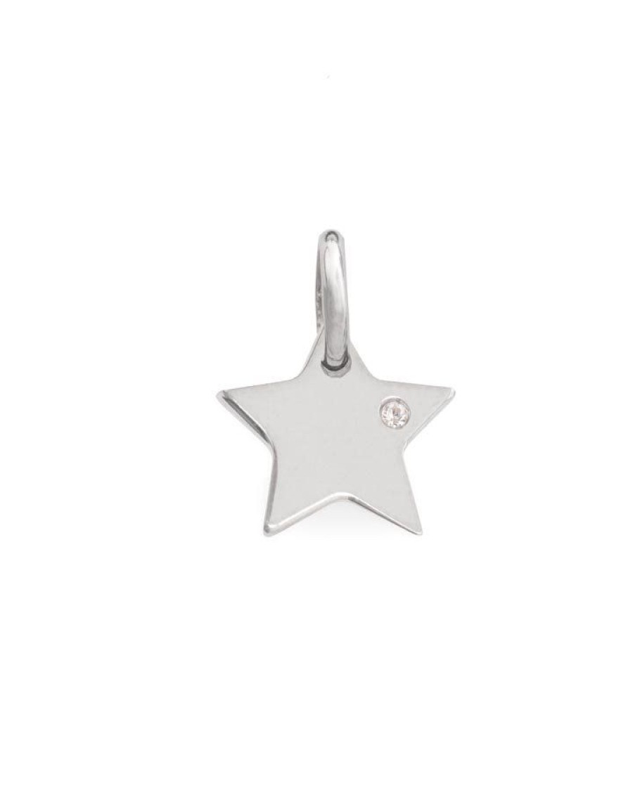 Clearance Alisei Gioielli Pendente Stella Con Zircone Bianco