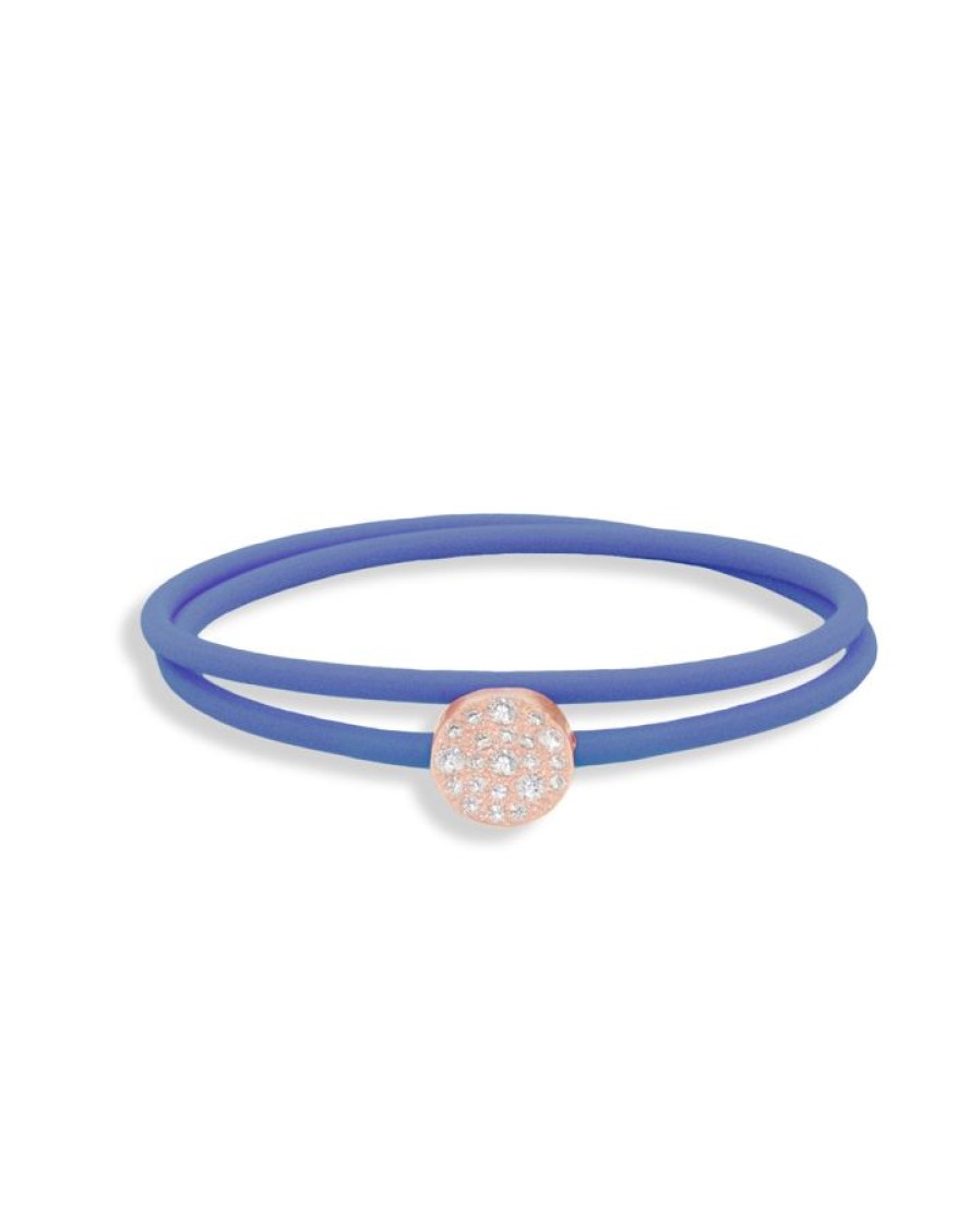 Hot Alisei Gioielli Bracciale Gummy Jeans E Bianco Rose