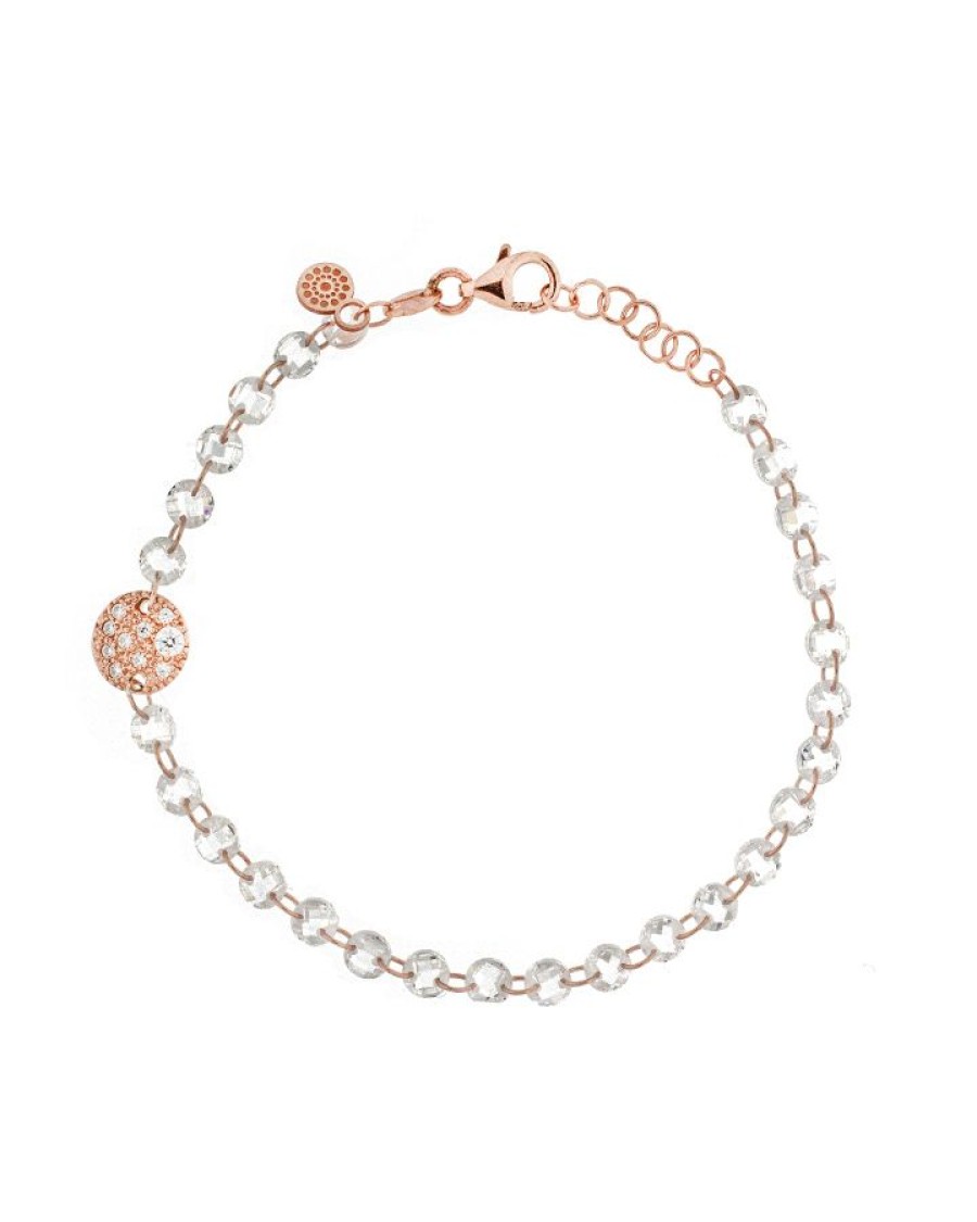 Clearance Alisei Gioielli Bracciale Cristalli Argento 925 Rose