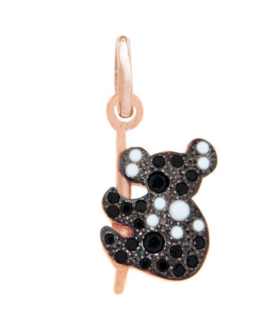 Clearance Alisei Gioielli Pendente Koala "Stringimi Forte" Argento 925 Rose