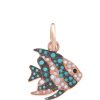 Clearance Alisei Gioielli Pendente Pesce "Viaggia Con Me" Argento 925 Rose