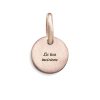 Clearance Alisei Gioielli Pendente Tondo Sabbiato (Con Incisione) Argento 925 Rose